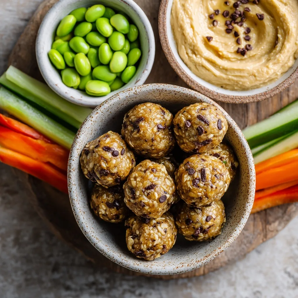 3 Vegan High Protein Snacks That Build Muscle Fast and Clean 22 Vegan High Protein Snacks including edamame, hummus, and protein energy balls