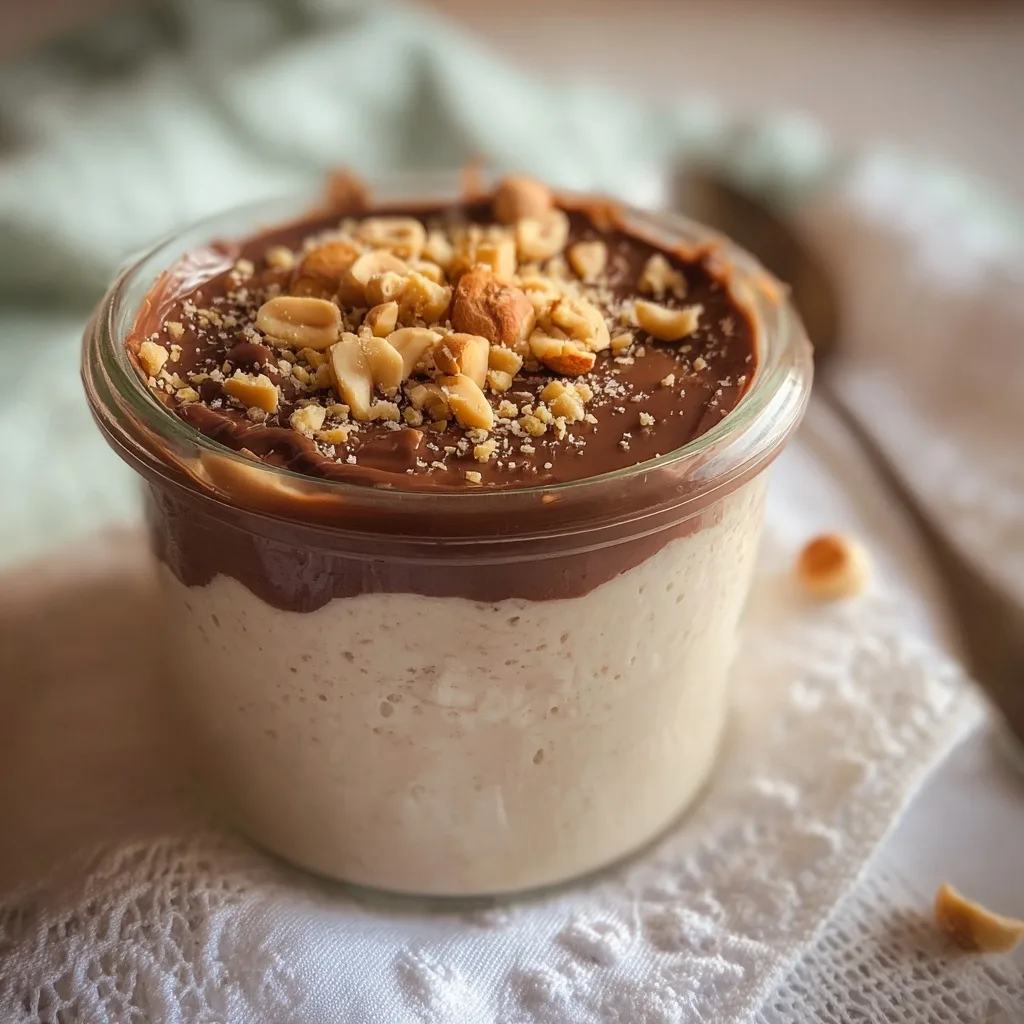 25 High Protein Snacks for Muscle Gain to Maximize Recovery & Results 24 Cottage cheese protein pudding topped with chocolate and peanuts