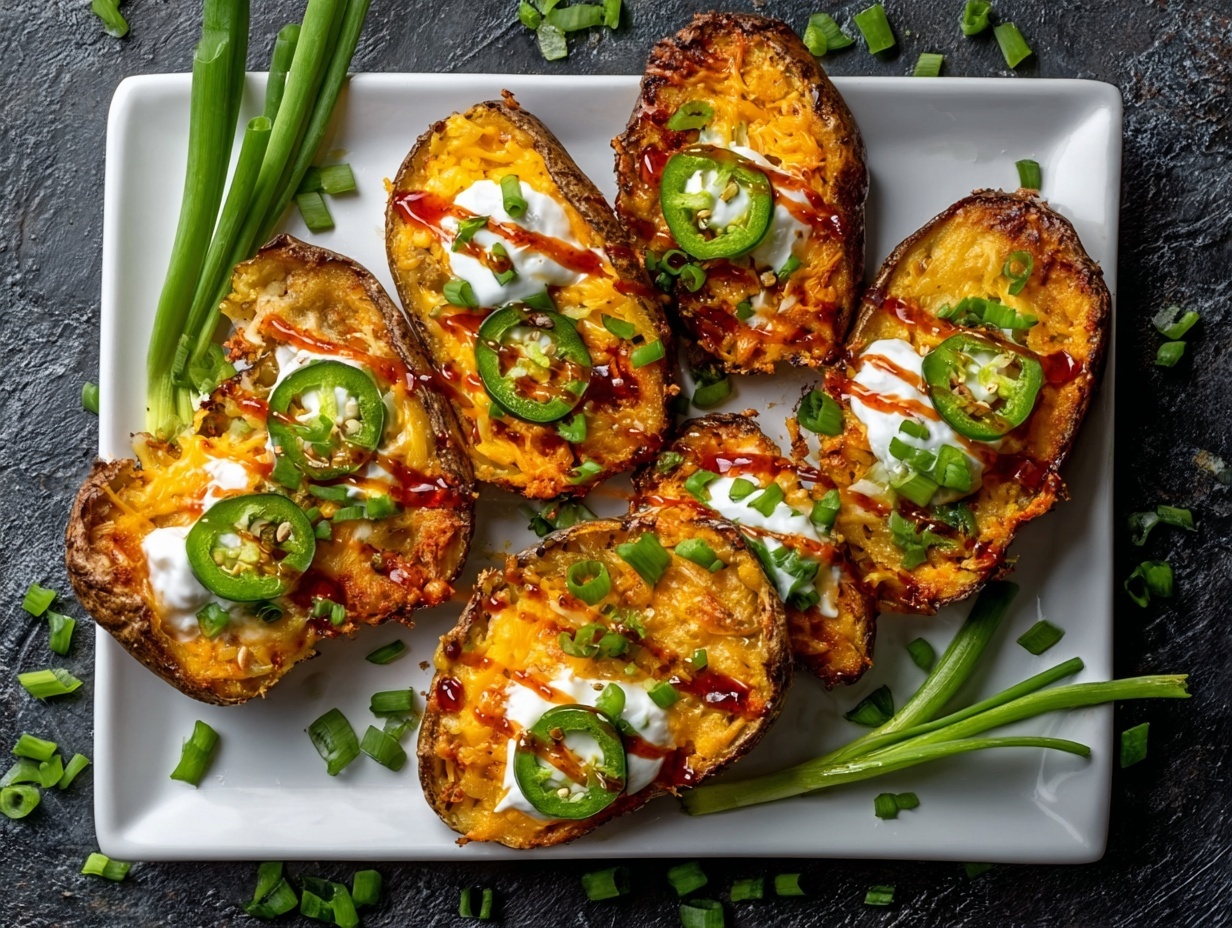 Home 5 Crispy High-Protein Air Fryer Potato Skins (Ready in 15 Minutes!)