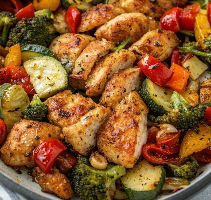 Air Fryer Chicken Breasts with Vegetables 5 Air Fryer Chicken Breasts with Vegetables