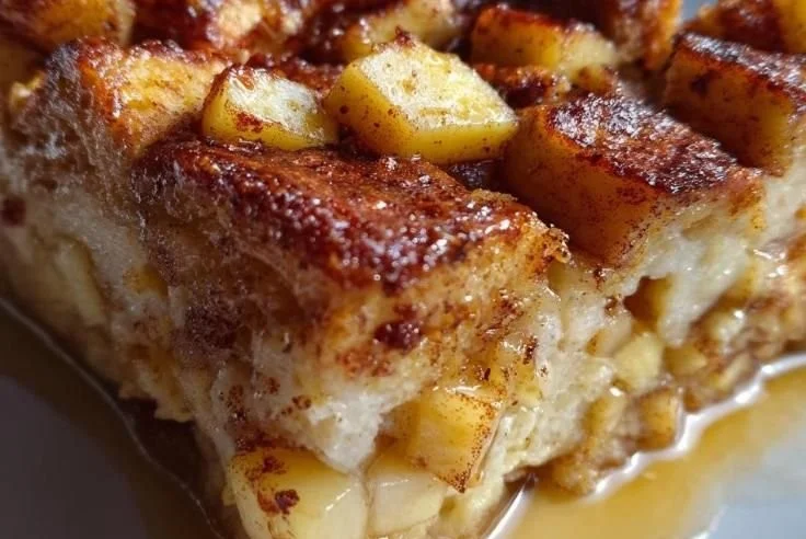 Amazing 1 Apple Cinnamon French Toast Bake