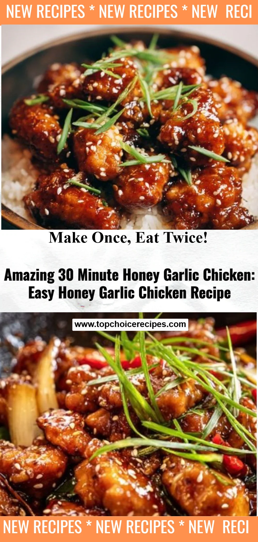 Amazing 30 Minute Honey Garlic Chicken