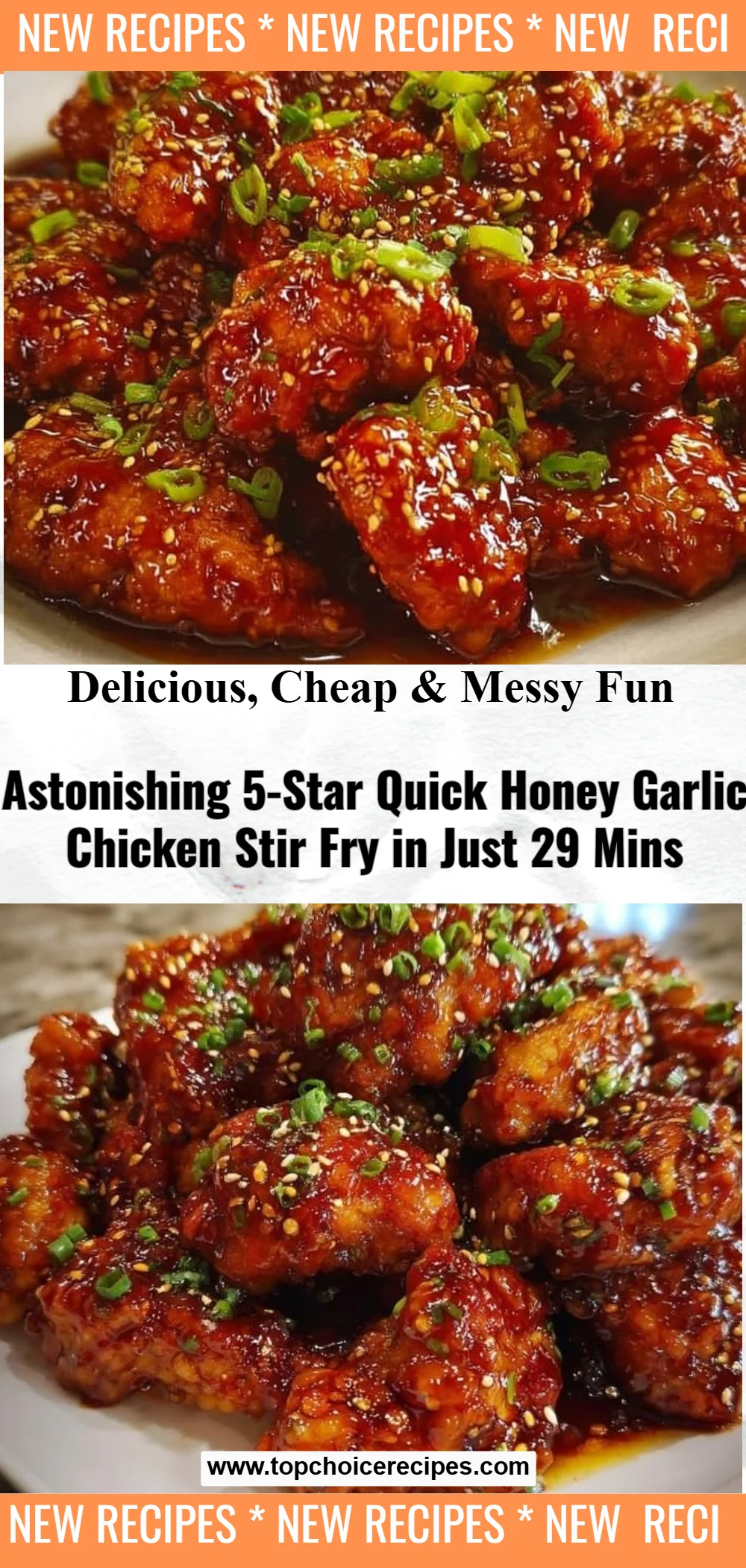 Astonishing 5-Star Honey Garlic Chicken in 29 Minutes