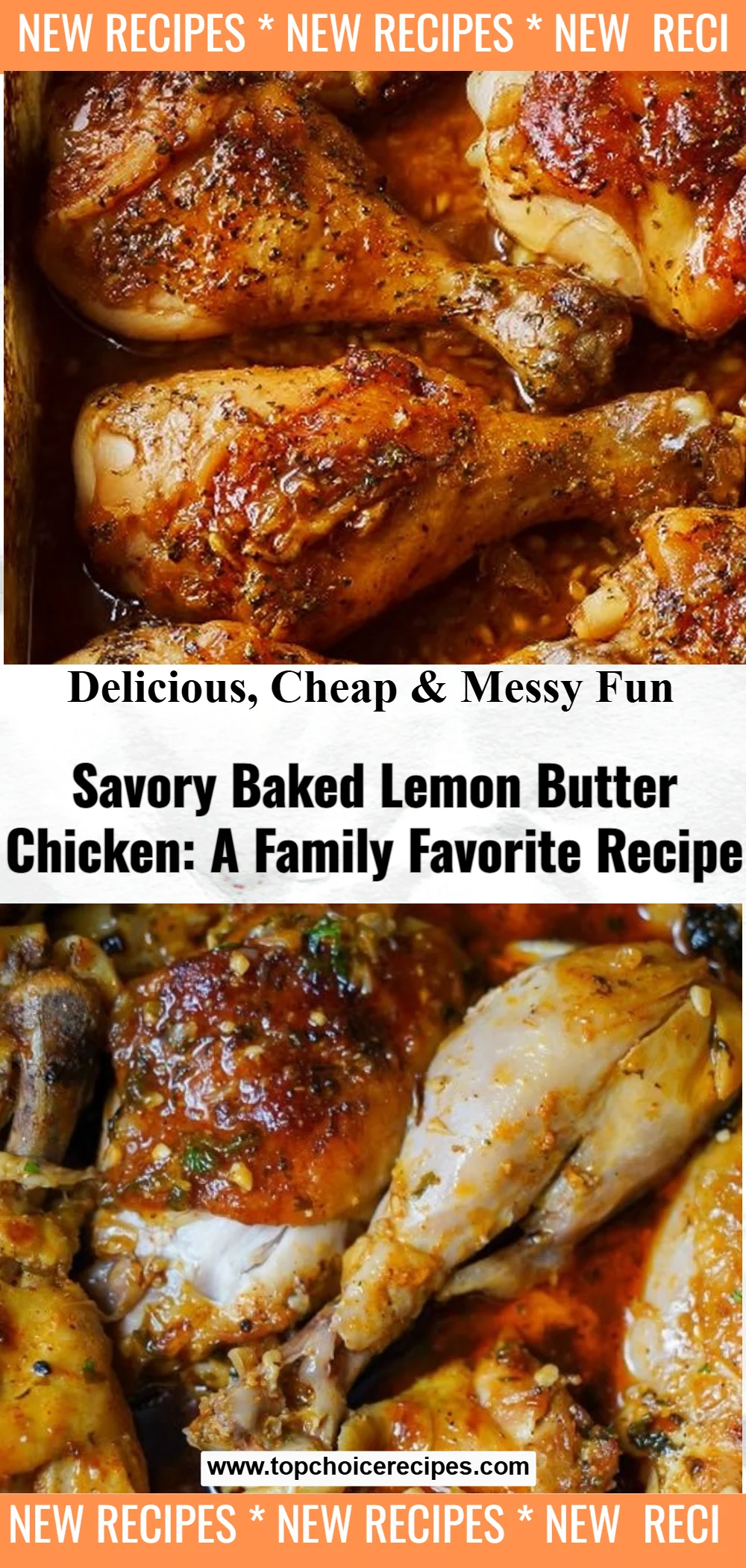 Baked Lemon Butter Chicken 5 Baked Lemon Butter Chicken