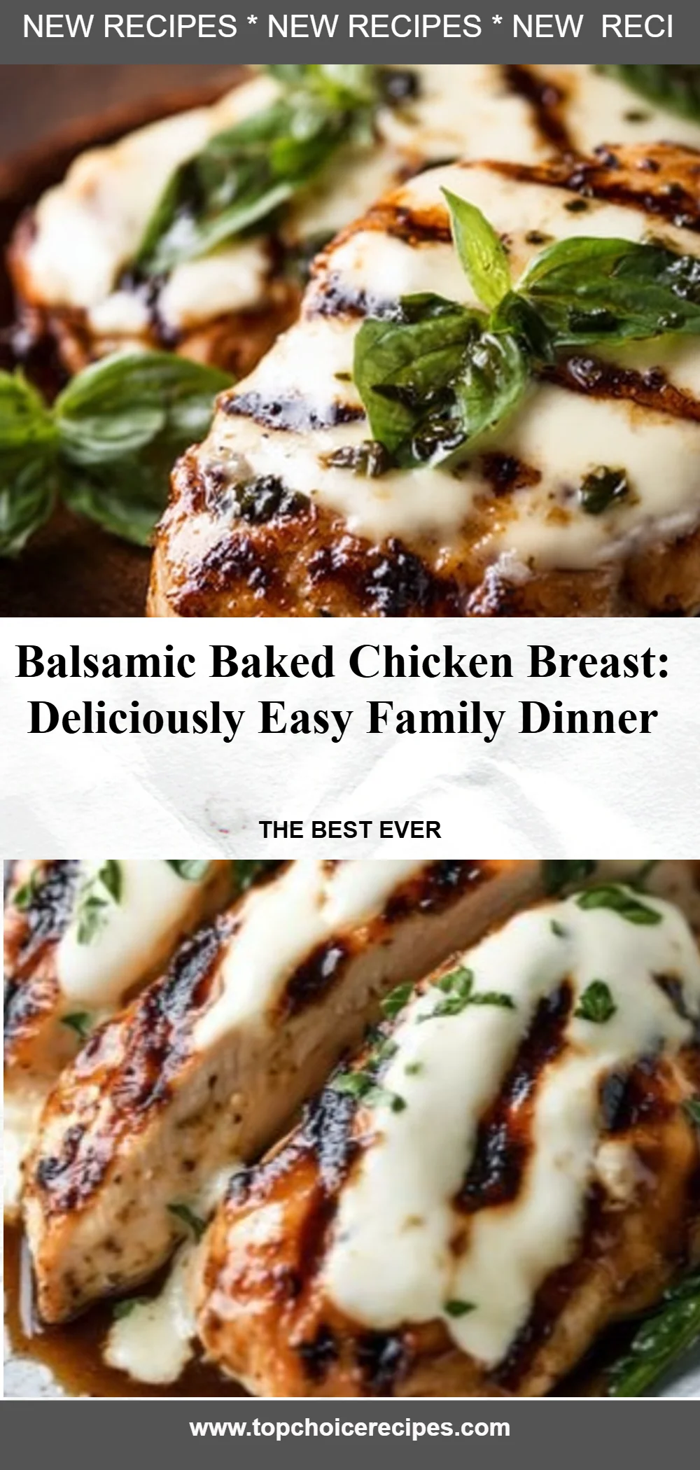 Balsamic Baked Chicken Breast