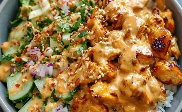 Bang Bang Chicken Bowl 5 Bang Bang Chicken Bowl