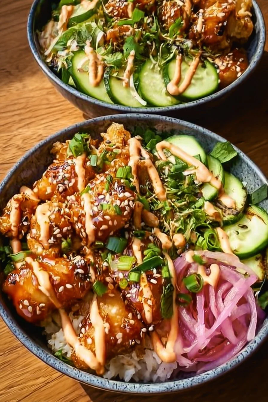 Bang Bang Chicken Bowl 6 Bang Bang Chicken Bowl