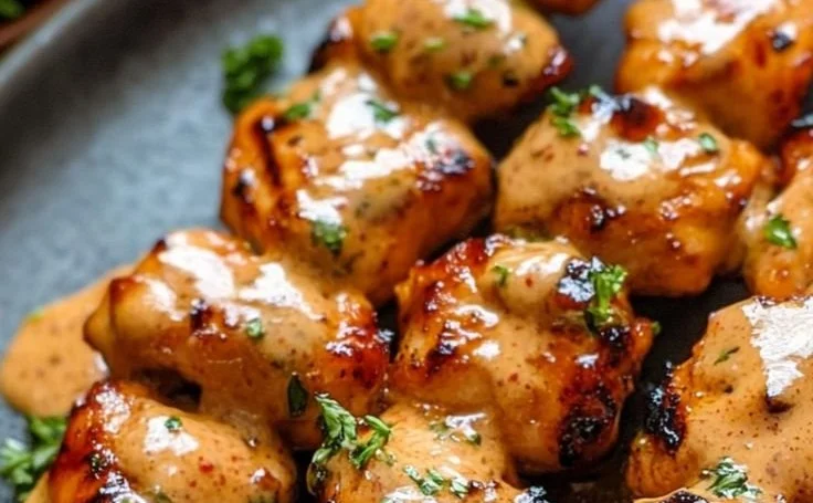 Bang Bang Chicken Skewers 5 Bang Bang Chicken Skewers