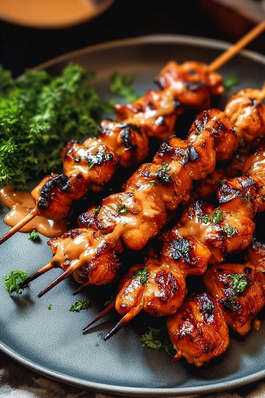 Bang Bang Chicken Skewers 6 Bang Bang Chicken Skewers