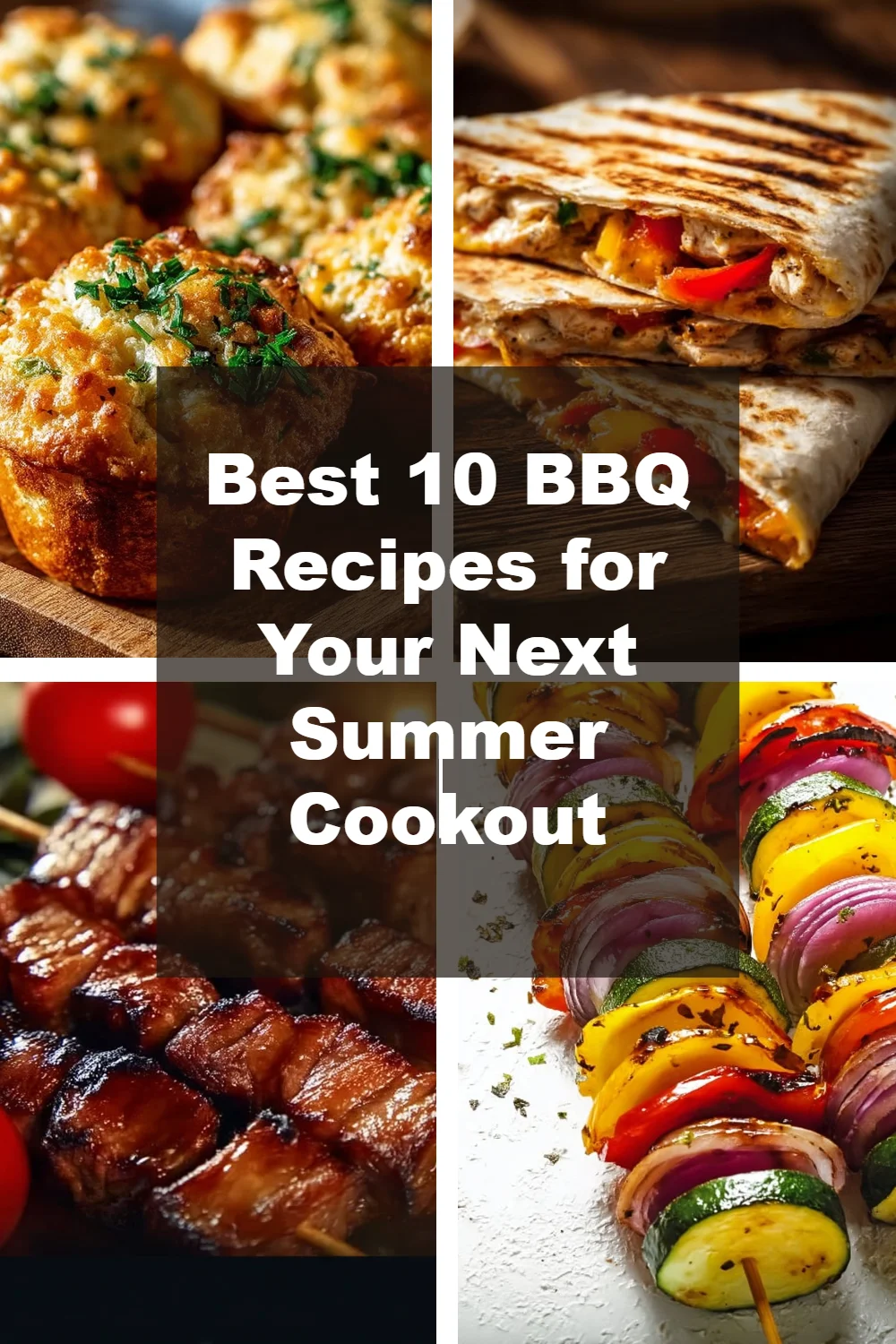 Delicious BBQ recipes for summer cookout gatherings.
