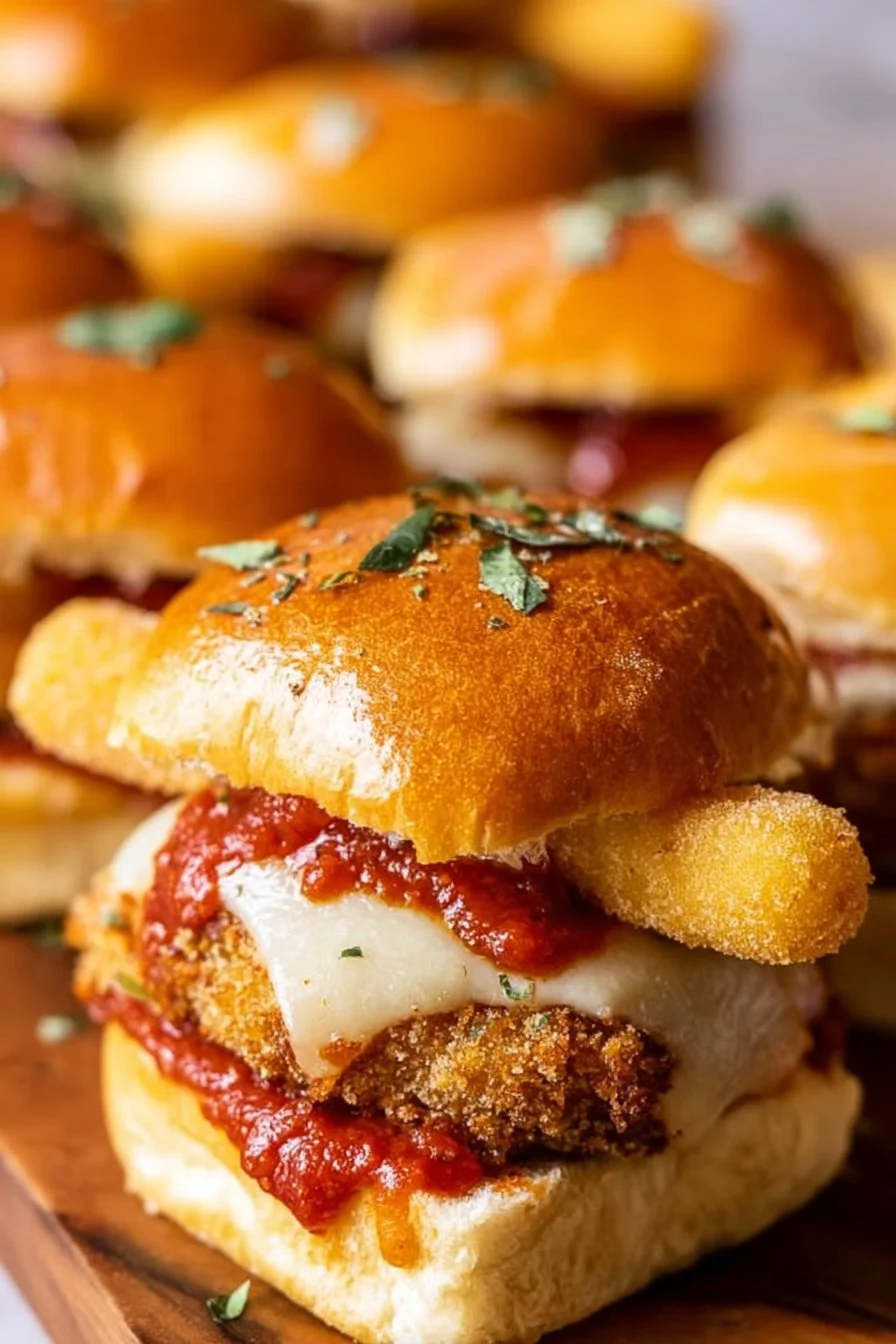 Best 10 Easy Party Appetizer Recipes For Your Next Gathering 4 Chicken Parmesan Sliders
