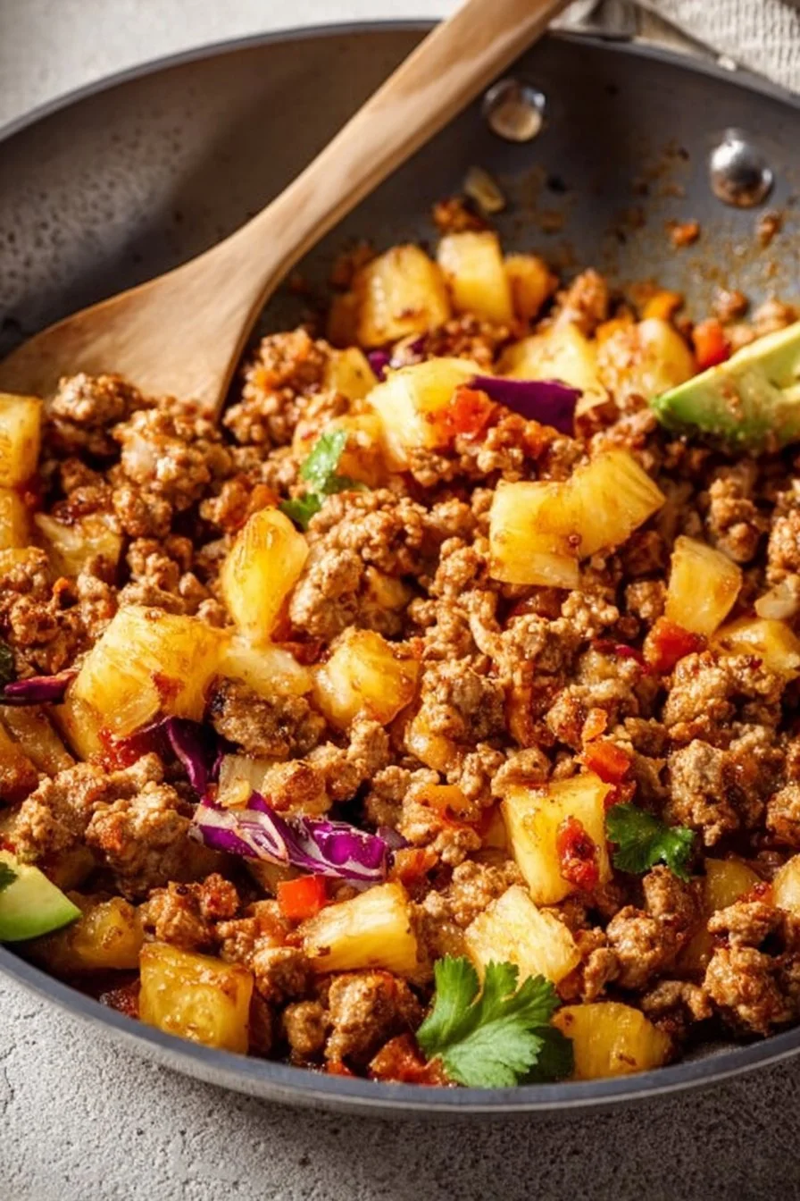 Pineapple Turkey Tacos