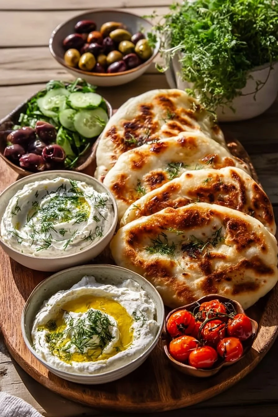 Mediterranean Brunch Boards: Irresistible Dips & Flatbreads