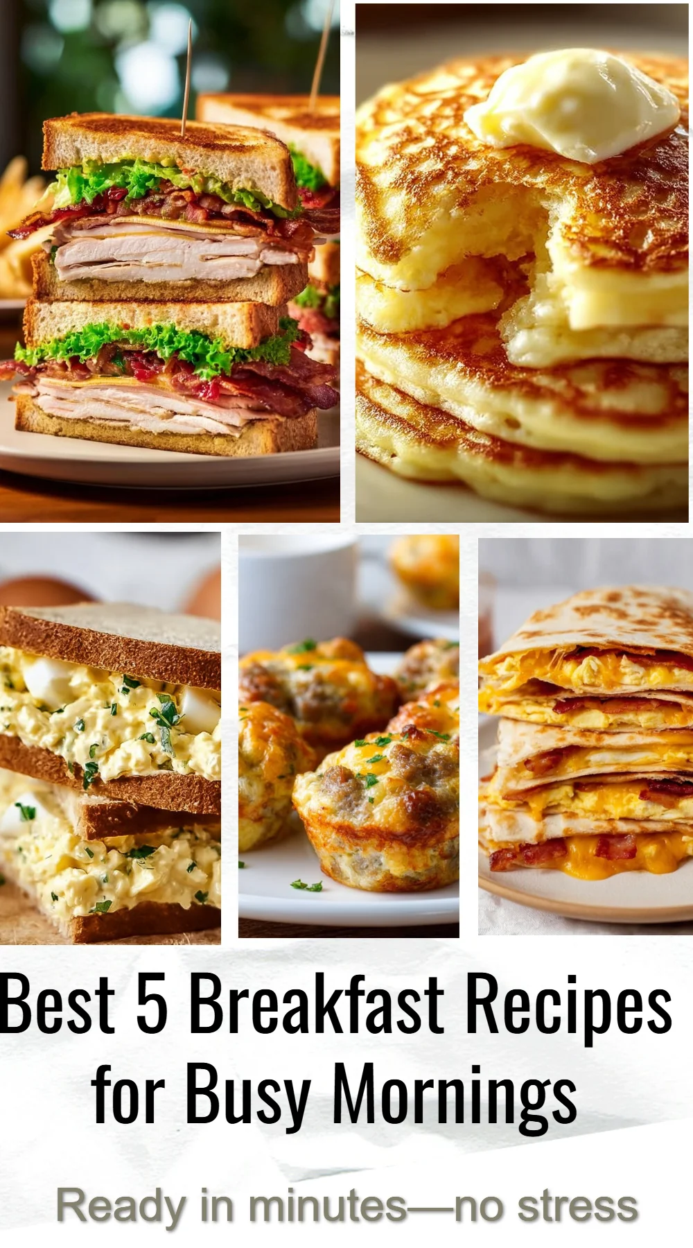 Delicious breakfast recipes for busy mornings