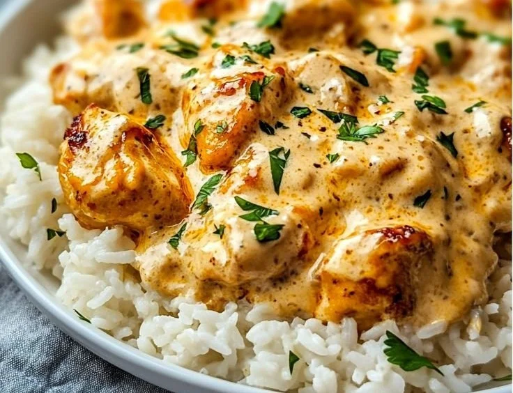 Best Smothered Chicken and Rice