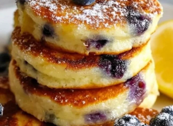 Blueberry Lemon Pancake Bites