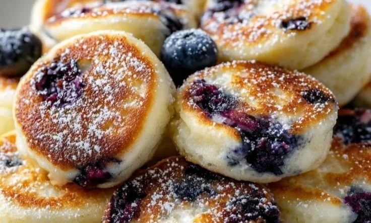 Blueberry Lemon Pancake Bites