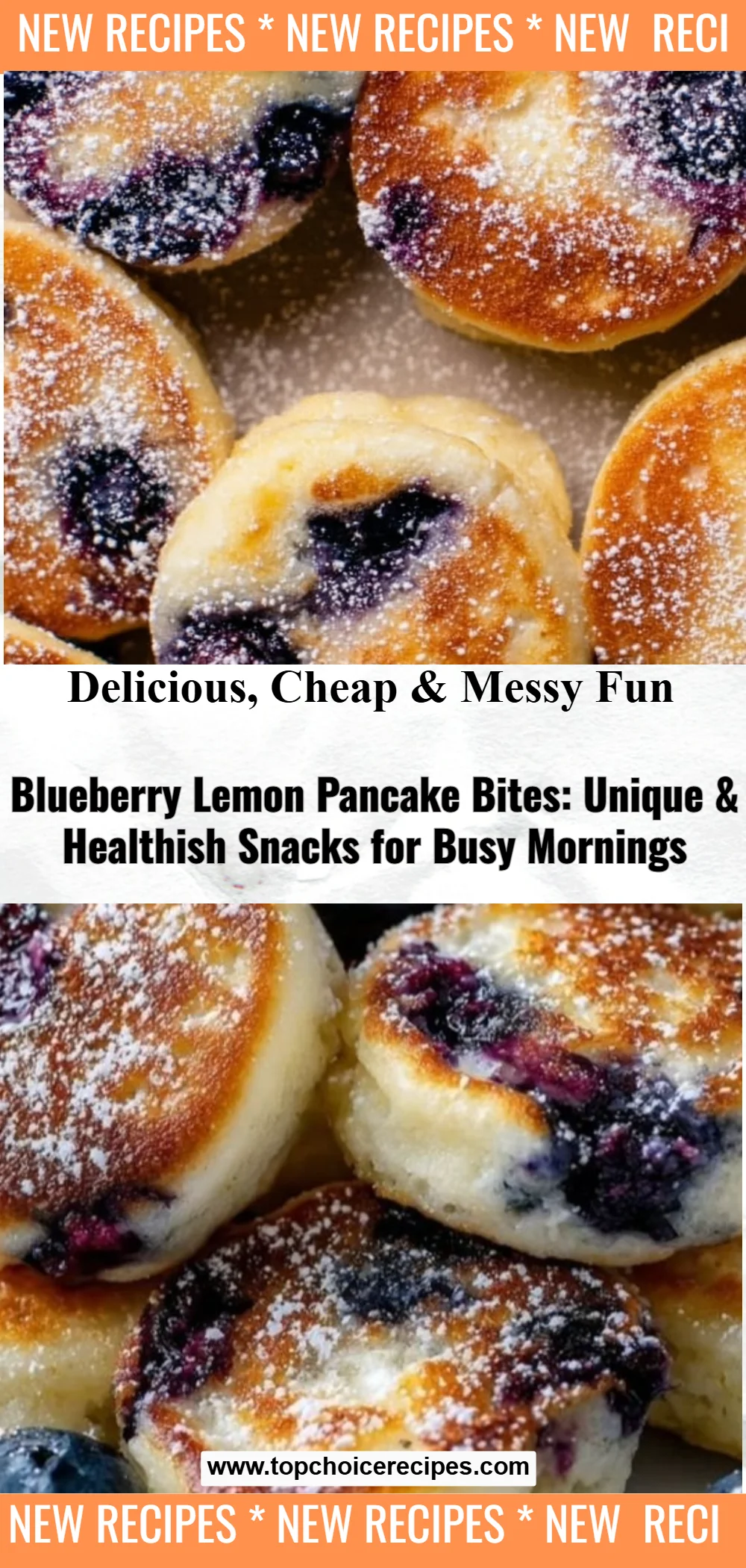 Blueberry Lemon Pancake Bites