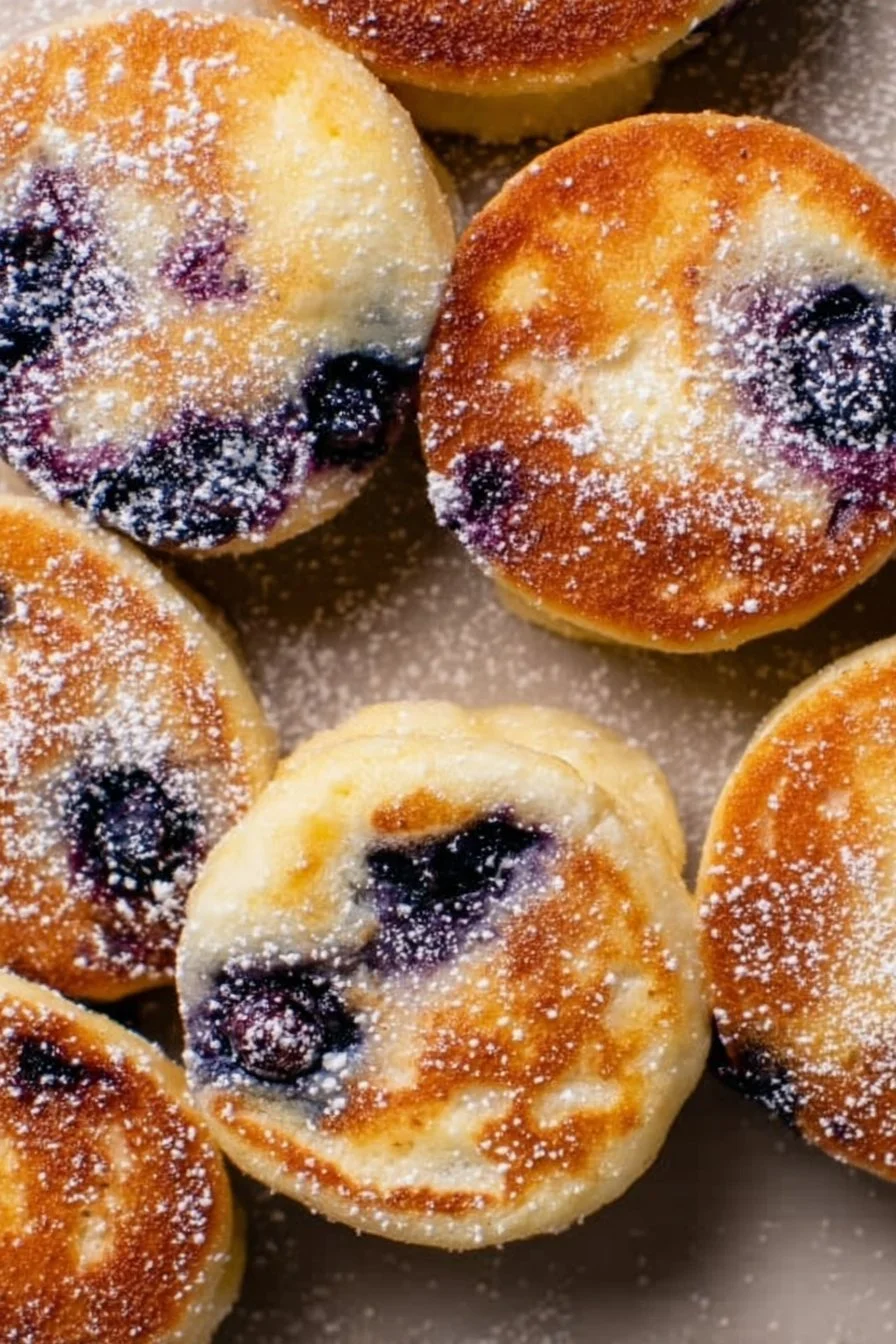 Blueberry Lemon Pancake Bites