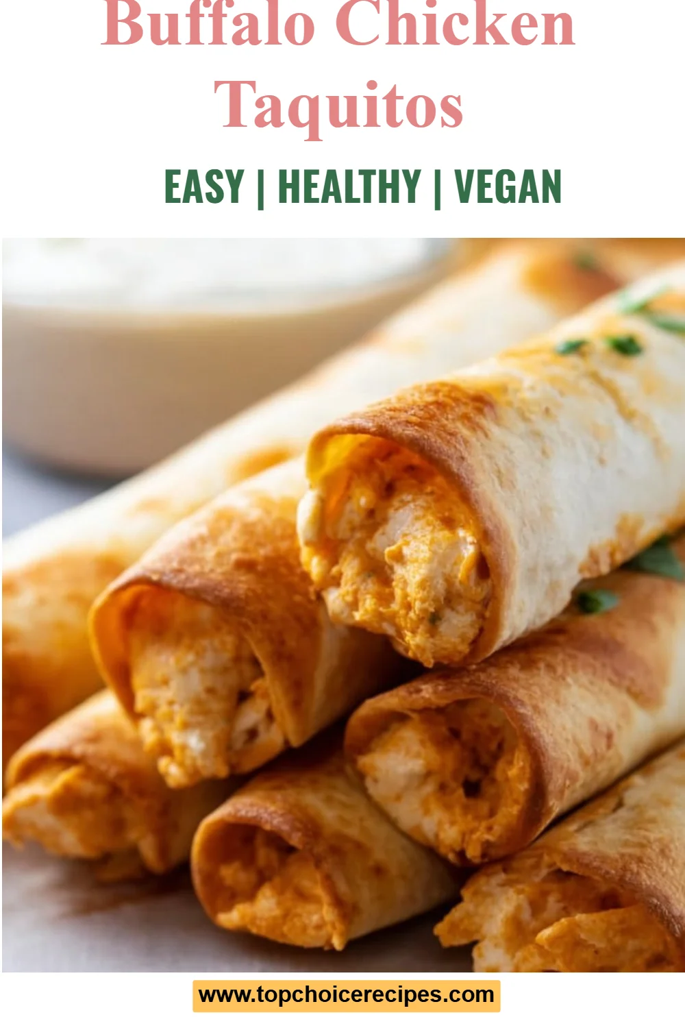 Buffalo Chicken Taquitos