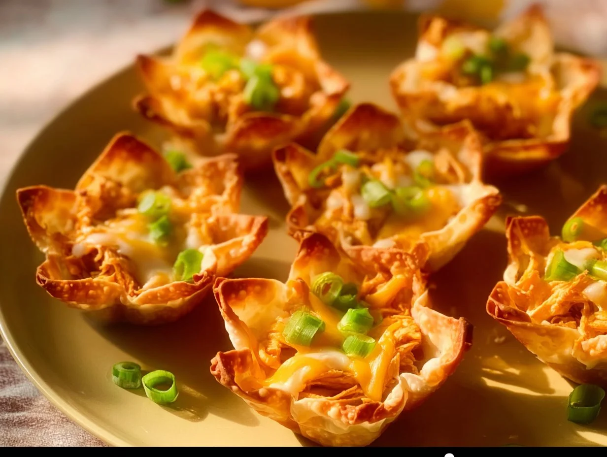 Buffalo Chicken Wonton Cups: An Amazing Ultimate Recipe 8 Buffalo Chicken Wonton Cups: An Amazing Ultimate Recipe