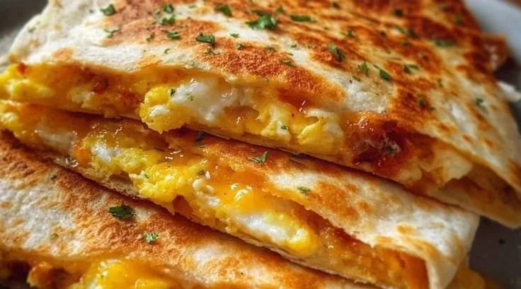 Cheddar Egg Quesadilla