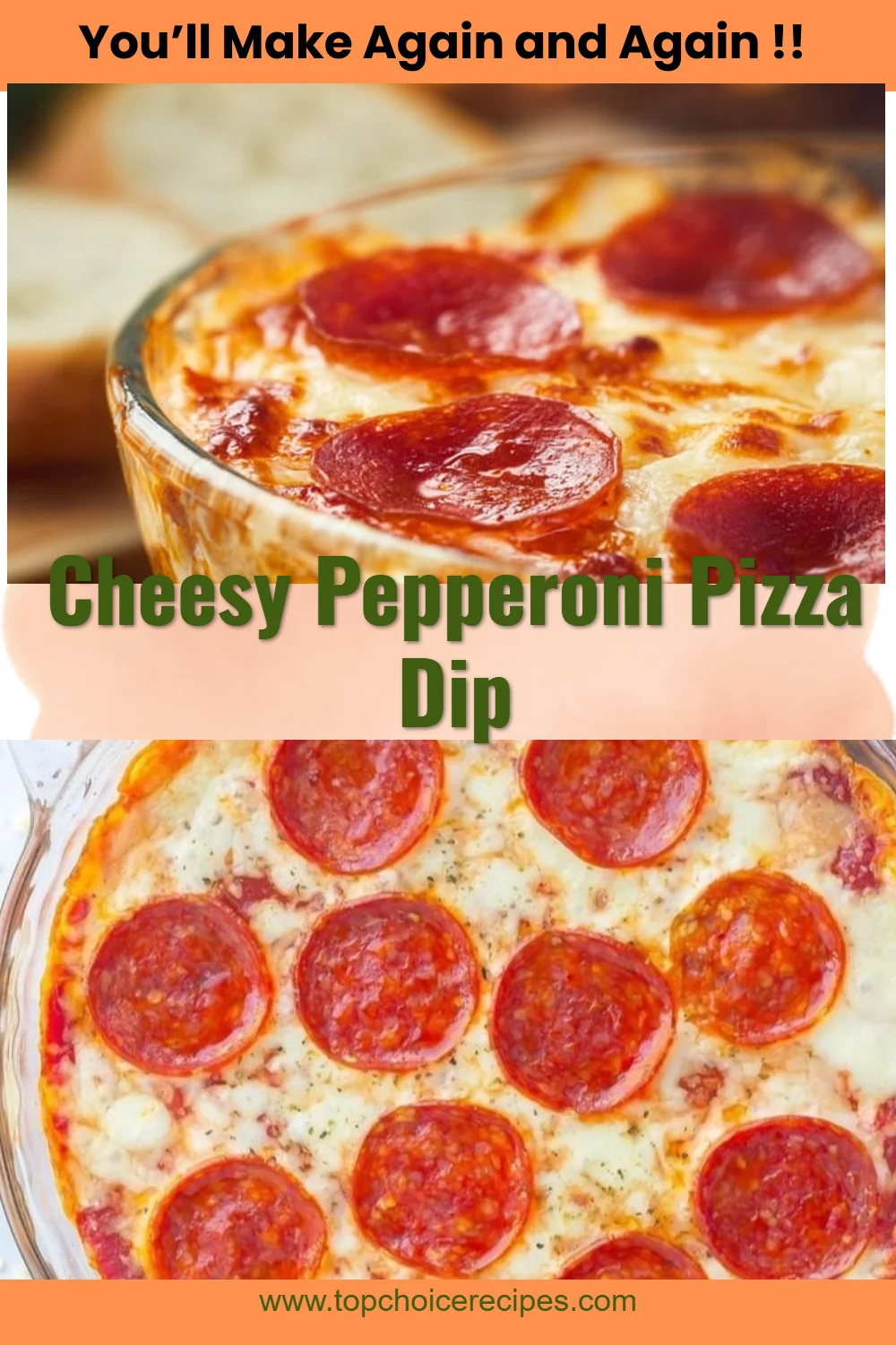 Cheesy Pepperoni Pizza Dip 6 Cheesy Pepperoni Pizza Dip