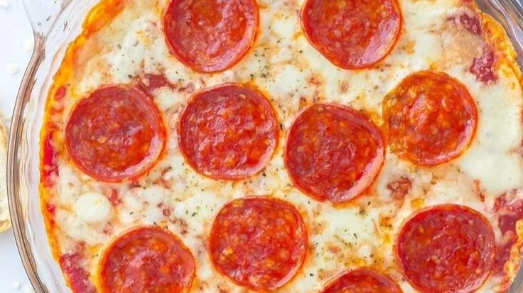 Cheesy Pepperoni Pizza Dip 7 Cheesy Pepperoni Pizza Dip