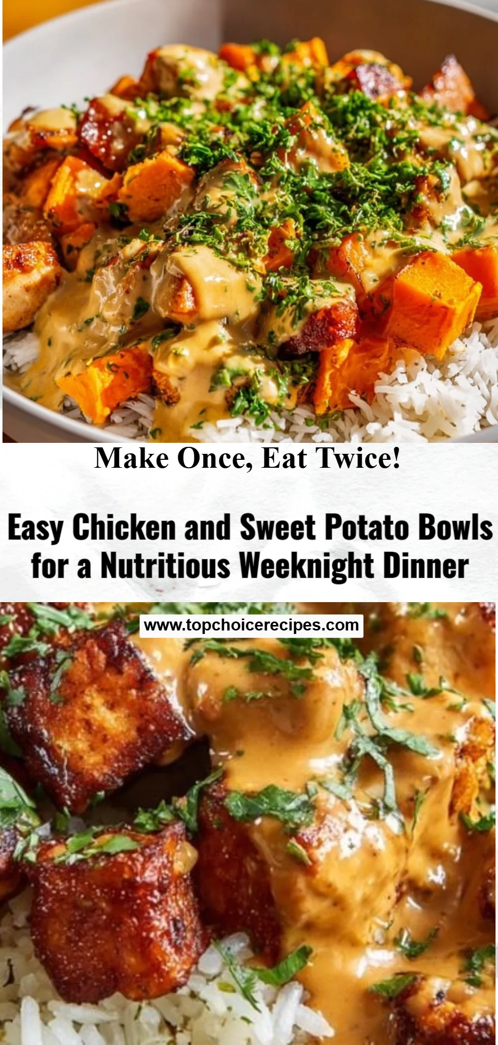 Chicken and Sweet Potato Bowls 5 Chicken and Sweet Potato Bowls
