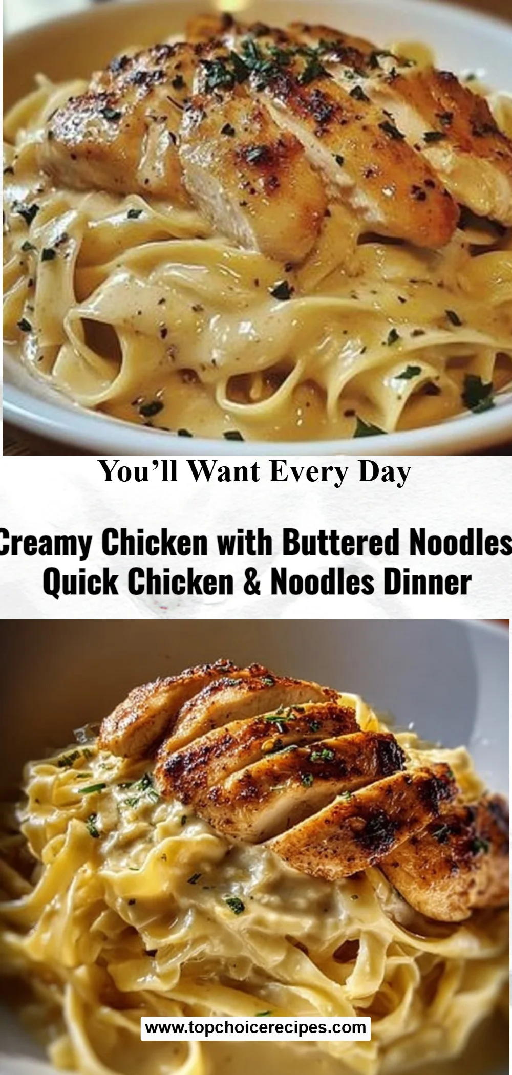 Chicken with Buttered Noodles 6 Chicken with Buttered Noodles