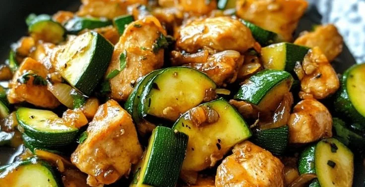 Chicken Zucchini Stir Fry
