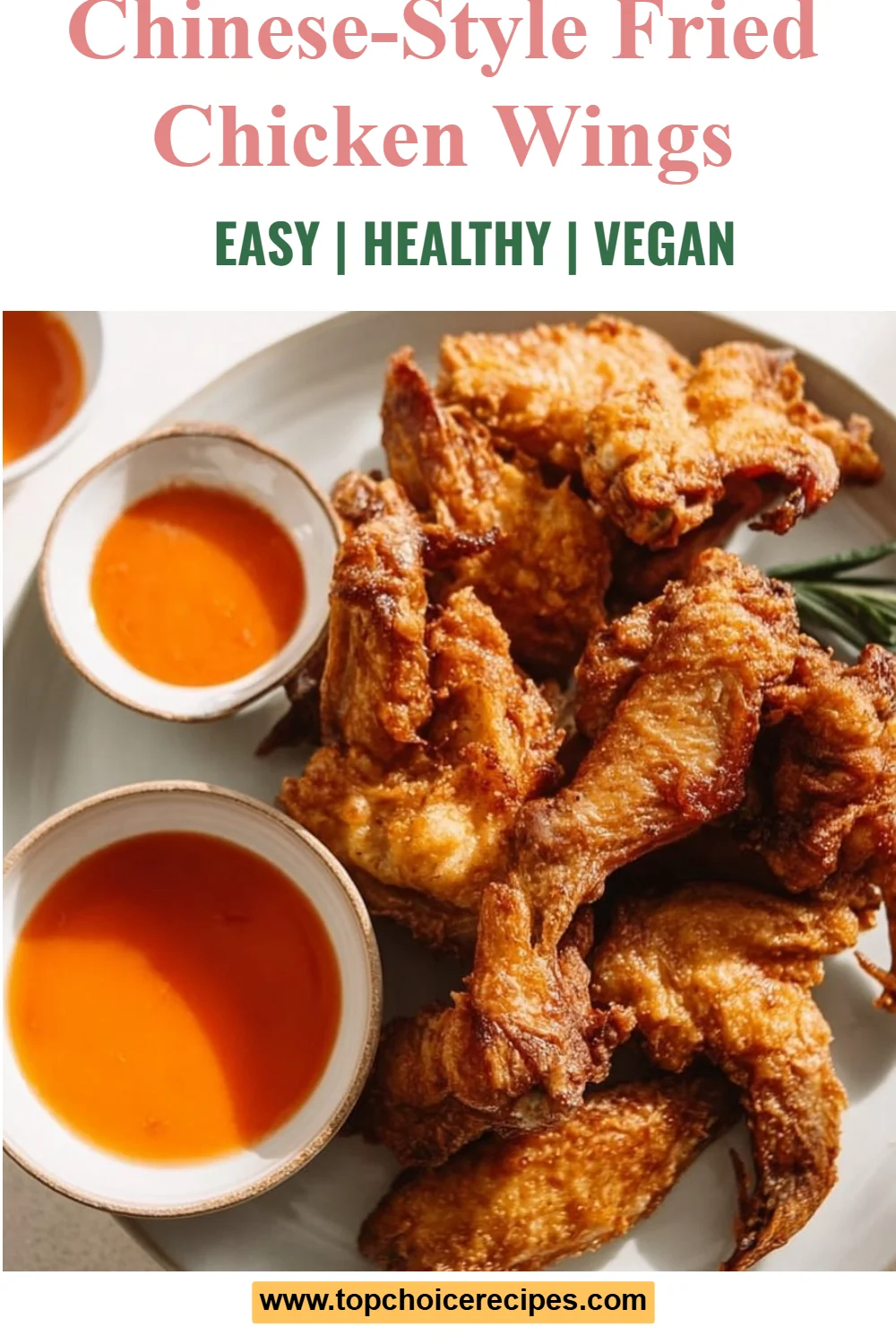 Chinese-Style Fried Chicken Wings 6 Chinese-Style Fried Chicken Wings