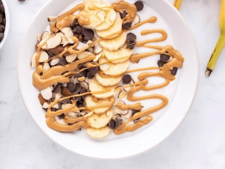 Chunky Monkey Banana Peanut Butter Yogurt Bowl