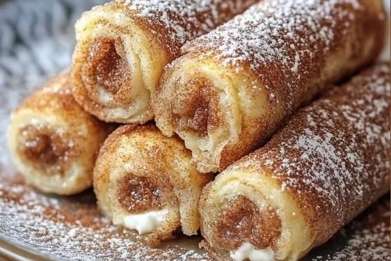 Cinnamon Roll French Toast Roll-Ups 5 Cinnamon Roll French Toast Roll-Ups