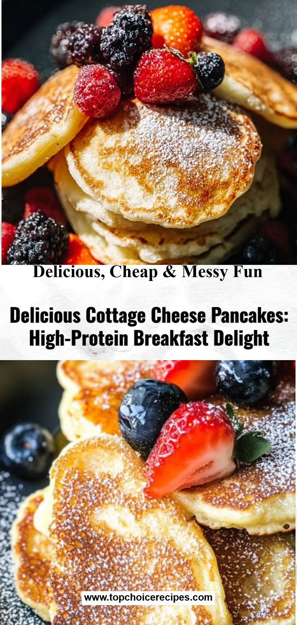 Cottage Cheese Pancakes
