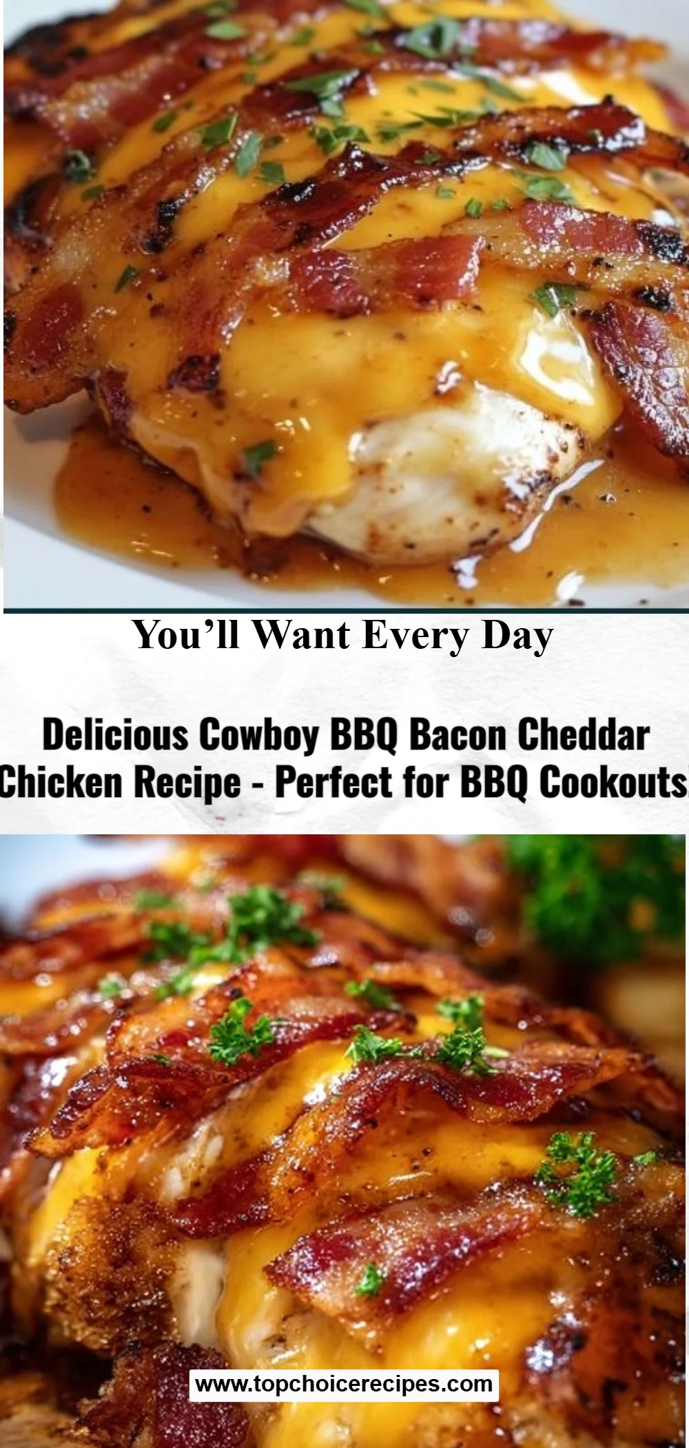 Cowboy BBQ Bacon Cheddar Chicken