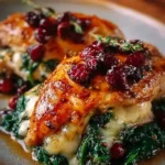 Cranberry & Spinach Stuffed Chicken with Brie 9 cranberry spinach stuffed chicken with brie 2026 01 12 235024 683x1024 1 Top choice recipes