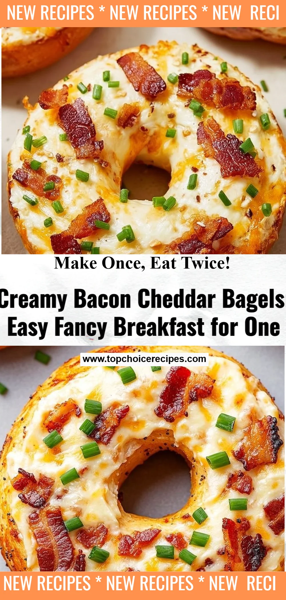 Creamy Bacon Cheddar Bagels 5 Creamy Bacon Cheddar Bagels