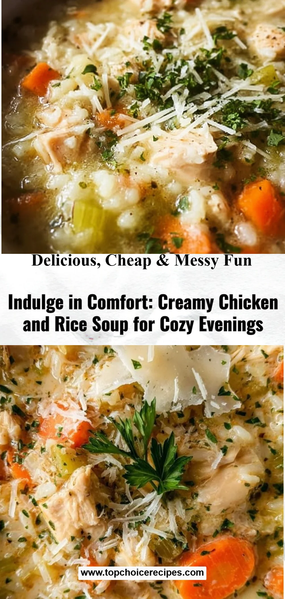 Creamy Chicken and Rice Soup