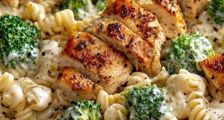 Creamy Rotisserie Chicken Broccoli Pasta 5 Creamy Rotisserie Chicken Broccoli Pasta