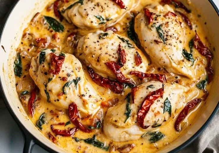 Creamy Tuscan Garlic Chicken Skillet 5 Creamy Tuscan Garlic Chicken Skillet