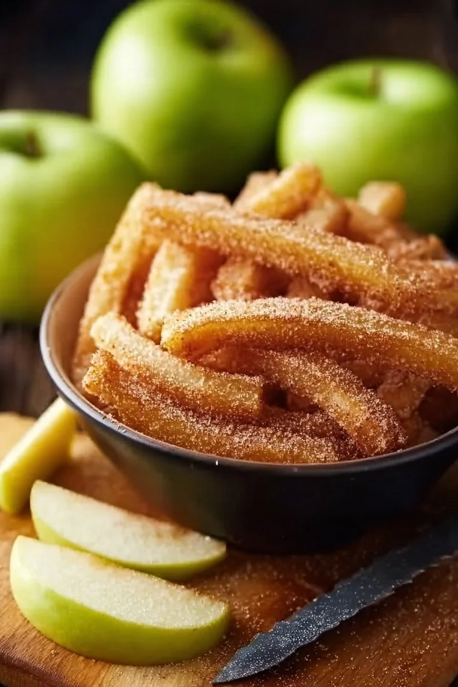 Crispy Air Fryer Apple Fries
