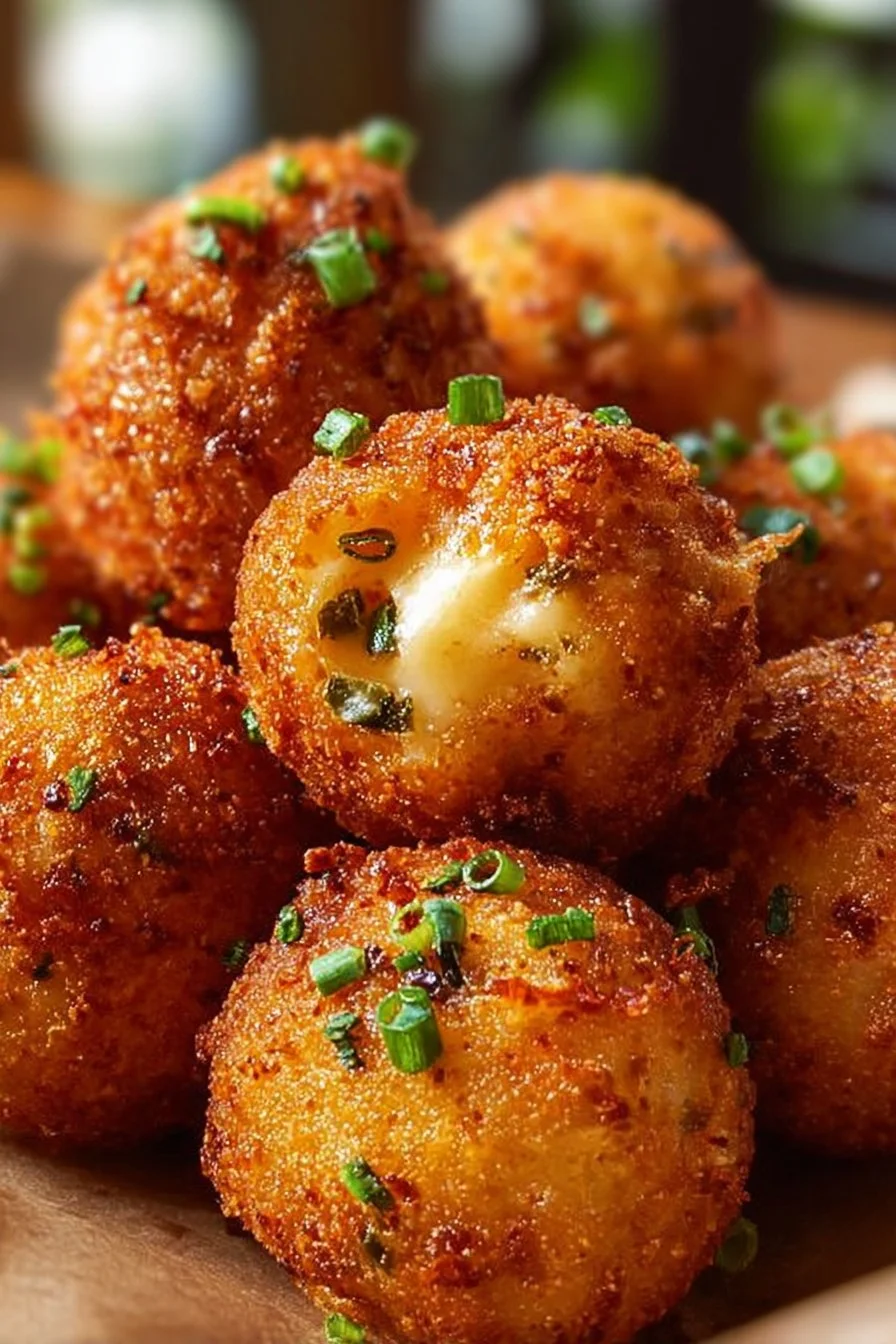 Crispy Cheese Jalapeno Balls 8 Crispy Cheese Jalapeno Balls