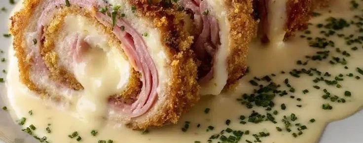 Crispy Creamy Chicken Cordon Bleu