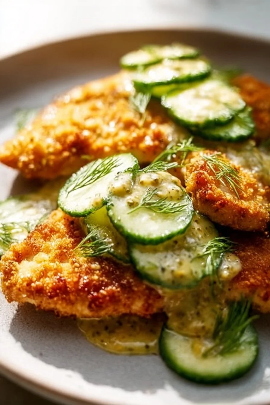 Crispy Dill Pickle Parmesan Chicken
