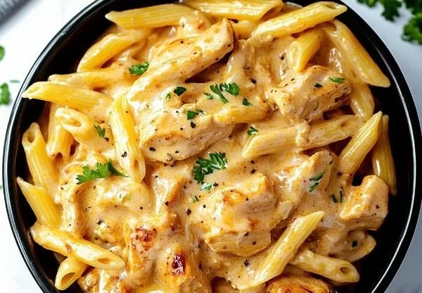 Crock Pot Creamy Cajun Chicken Pasta