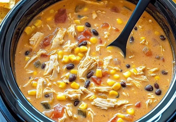 Crockpot Chicken Tortilla Soup 5 Crockpot Chicken Tortilla Soup