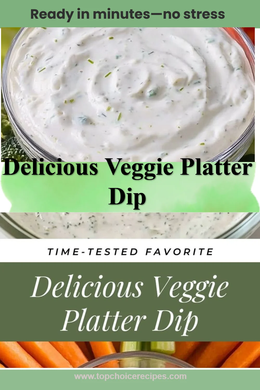 Delicious Veggie Platter Dip