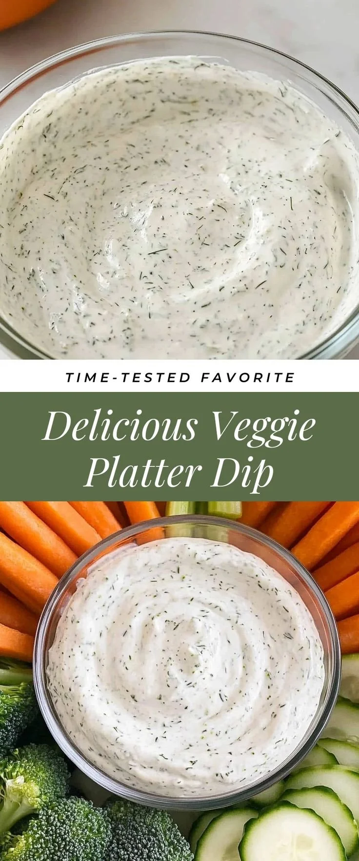 Delicious Veggie Platter Dip