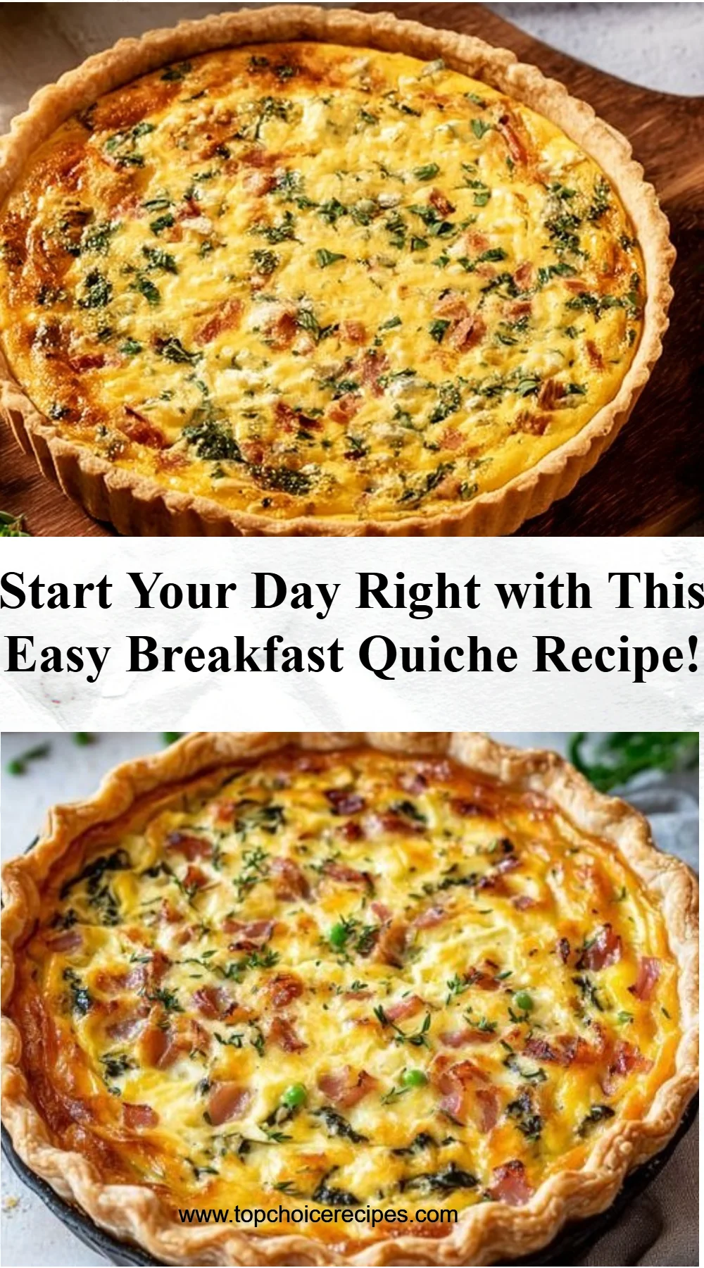 Easy Breakfast Quiche 6 Easy Breakfast Quiche
